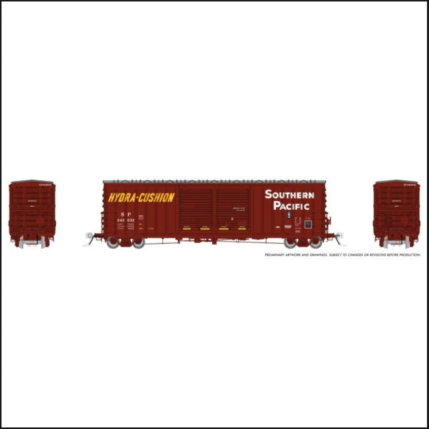 Rapido HO PC&F B-70-71 Boxcar: Southern Pacific: 6-Pack #3