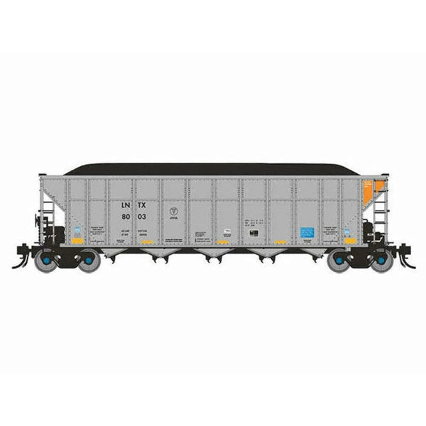 Rapido HO Scale LNTX AutoFlood III RD Coal Hoppers (Pack of 6) #1 - 169036