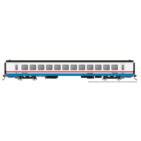 Rapido HO Scale Amtrak RTL Turboliner Coach Phase III Late #187 - 25105