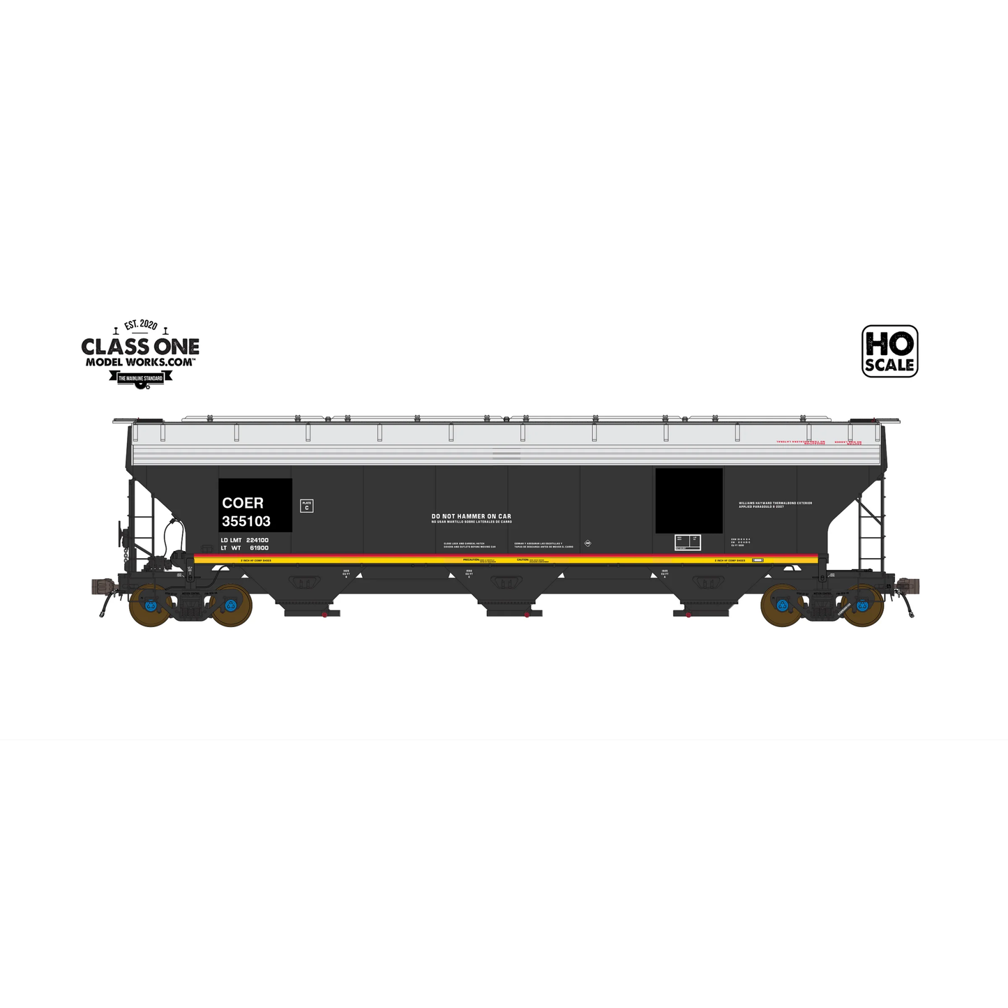 Class One Model Works ARI 5200 Hopper Car COER (Crab Orchard and Egyptian) #355103