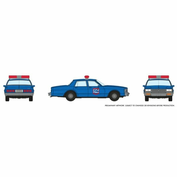 Rapido HO Scale Chevrolet Impala Sedan CN Police - 800013