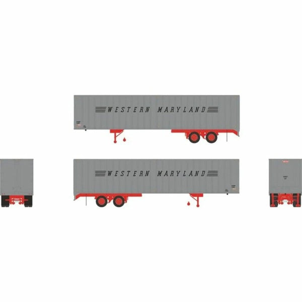 Rapido HO Western Maryland 40' Fruehauf Exterior-Post Volume Van - 403036