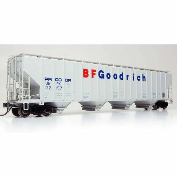 Rapido HO Scale UNPX Procor w/ BF Goodrich 5820 Covered Hopper (3) - 157004