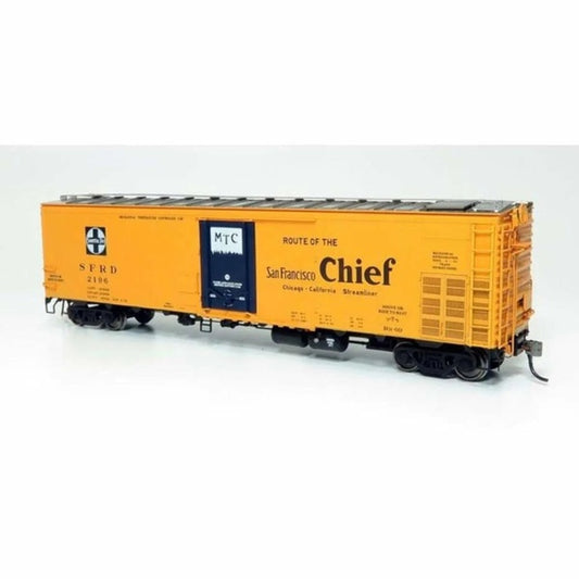 Rapido HO Santa Fe RR-60 Mechanical Reefer San Francisco Chief Slogan (4) - 156007