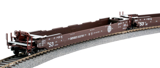 Kato HO Gunderson MAXI-IV Double Stack Well Car Set - BNSF #253791