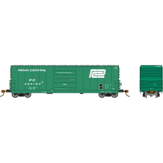 Rapido HO Scale Penn Central Small Logo Evans X72 Box Car #1 (6-Pack) - 139001