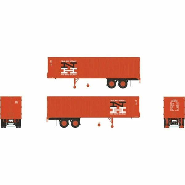 Rapido HO Scale New Haven 35' Fruehauf Integral-Post Volume Van #RT11 - 403009