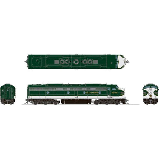 Rapido HO Scale Southern EMD E8a #6916f DCC ESU LokSound