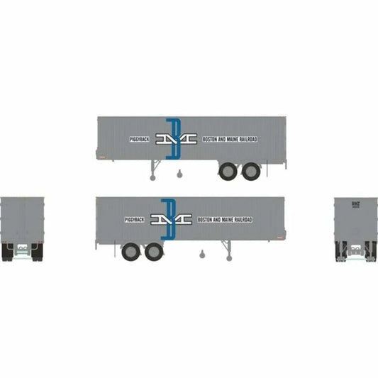 Rapido HO Scale Boston & Maine 35' Fruehauf Integral-Post Volume Van #10264 - 403003