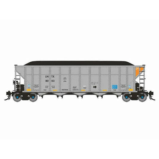Rapido HO Scale LNTX AutoFlood III RD Coal Hoppers (Pack of 6) #2 - 169037