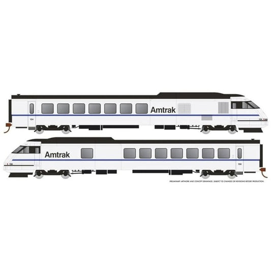Rapido HO Scale Amtrak RTL Turboliner X2000 Demonstrator DCC with Sound - 25506