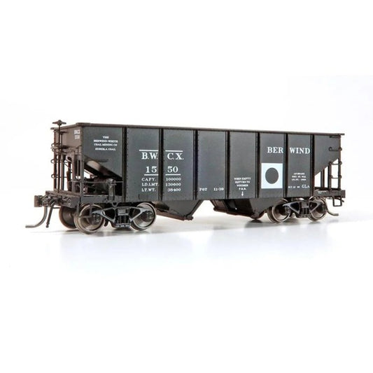 Rapido HO Scale Berwind BWCX PRR GLa 2-Bay Hopper #2 (6 Pack) - 148013