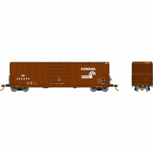 Rapido HO Scale Conrail Small Logo Evans X72A Box Car #1 (6-Pack) - 139004