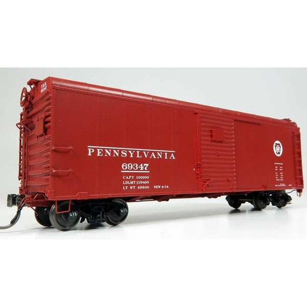 Rapido HO Pennsylvania Circle Keystone X31A Single-Door Boxcar 6-Pack #2 - 123002