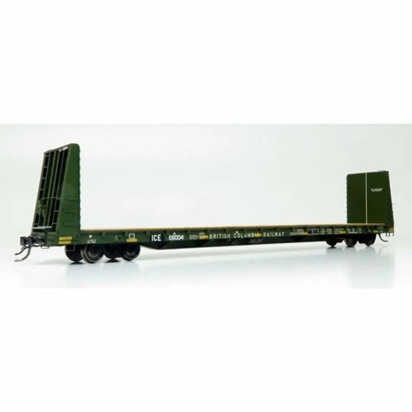 Rapido HO ICE Ex-BCR Patch Marine Industries Bulkhead Flatcar Single - 147010A