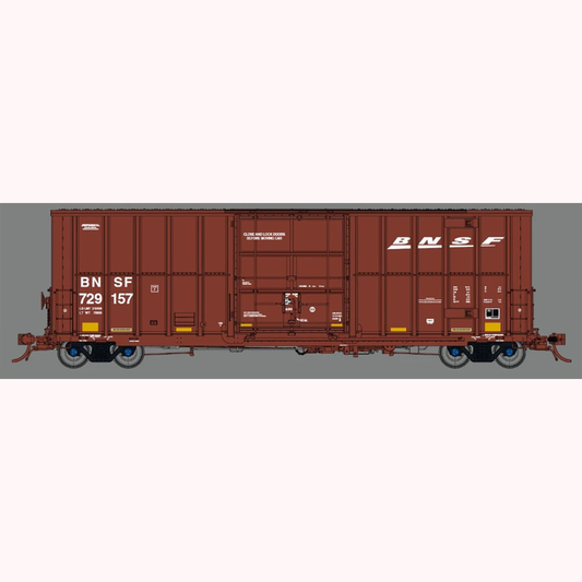 Prairie Shadows HO Scale Trinity 50' High Cube Boxcar BNSF "Swoosh" #729260