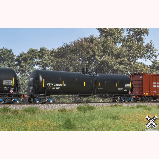 ScaleTrains Rivet Counter HO Scale TrinityRail 31K Crude Oil Tank Car, CBTX #735125