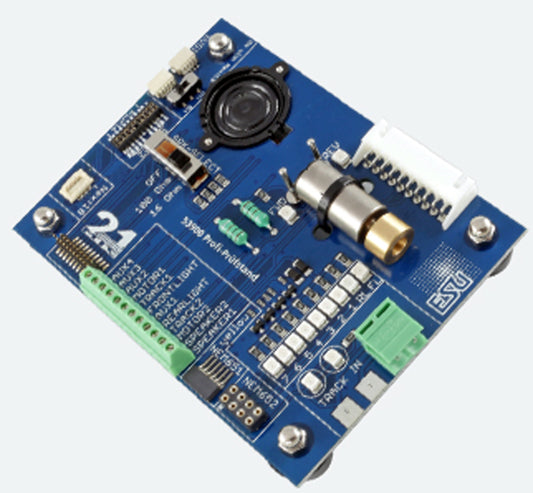 ESU Decoder tester V2.0 for: NEM651 (6-pin), NEM652 (8-pin) 21MTC, PluX22 Next18, and Single wires. Coreless motor, LED monitor, 20mm speaker, Extension port