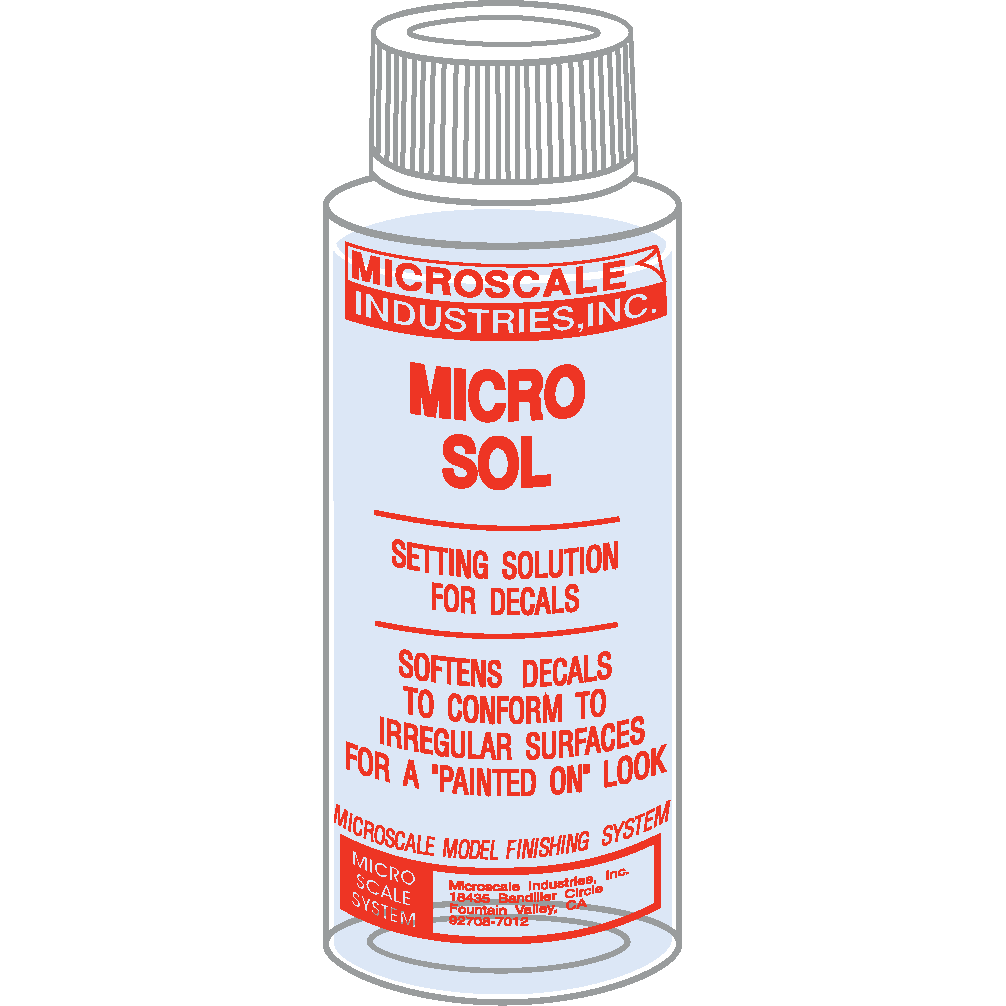 Microscale Micro Sol Decal Setting Solution 1oz