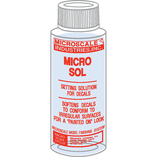 Microscale Micro Sol Decal Setting Solution 1oz