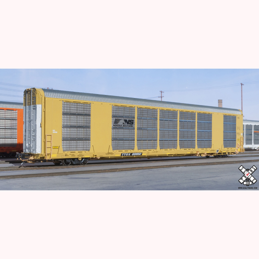 ScaleTrains Rivet Counter HO Scale Gunderson Multi-Max Autorack, Norfolk Southern/Horsehead/TTGX #691552