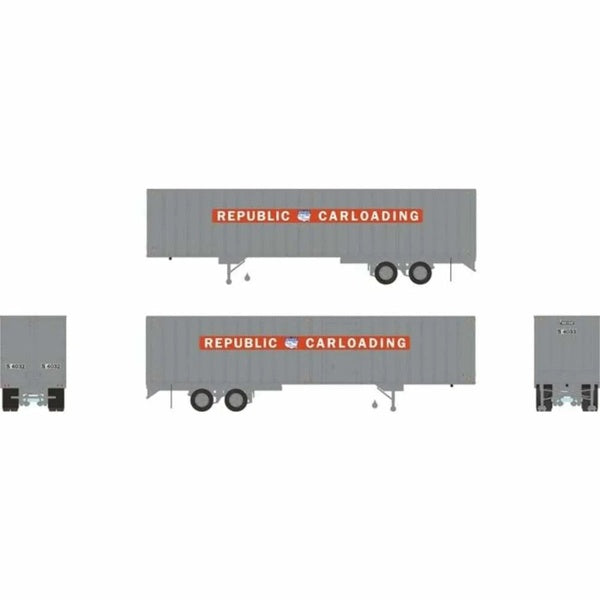 Rapido HO Republic Carloading 40' Fruehauf Exterior-Post Volume #S 4037 - 403032