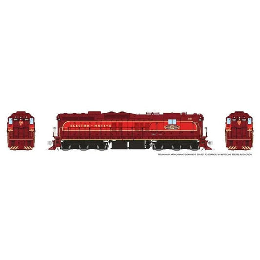 Rapido HO Scale EMD Demonstrator #991 SD7 - RAP50609