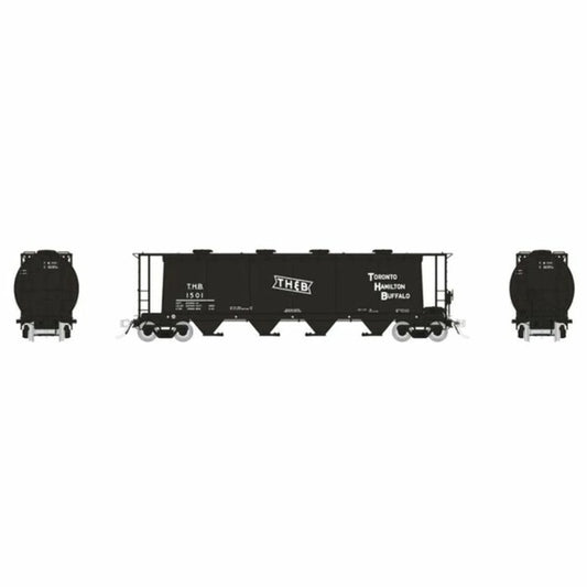 Rapido HO Scale TH&B Delivery Scheme NSC 3800cuft Covered Hoppers #2 (6) - 127029